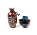 Sake Set w/4 Cups "Magokoro" True Spirit