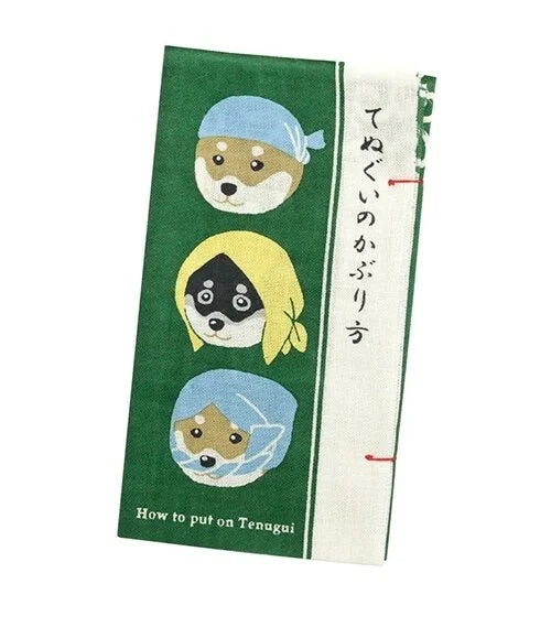Cotton Tenugui How To Wear Tenugui 35.5" x 13.25"