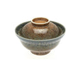 6 1/8" Bowl w/Lid Blue/Sand
