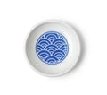 3 1/4" Sauce Dish Blue Waves
