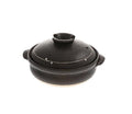 9.75" Donabe Black w/White Dots