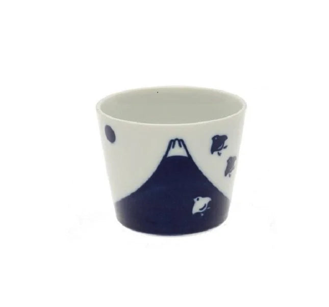 Blue & White Mt. Fuji  Soba Cup