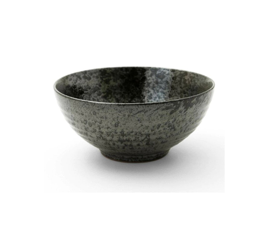 7.5" Shiny Black Donburi Bowl