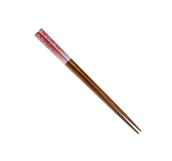9" Wooden Chopsticks Pink Sakura