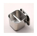 4" Square Stainless Steel Sauce Pot w/Lid