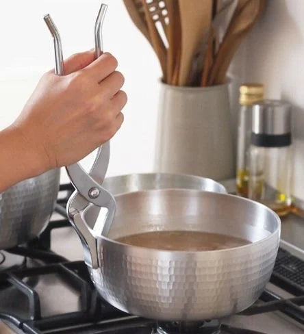 Akao 21 cm./8.5" Aluminum Hammered Cooking Pot/Yattoko