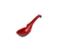 One Dozen 6.25" Red & Black Melamine Lenge