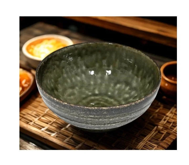 7.5" Green Oribe Ramen Bowl