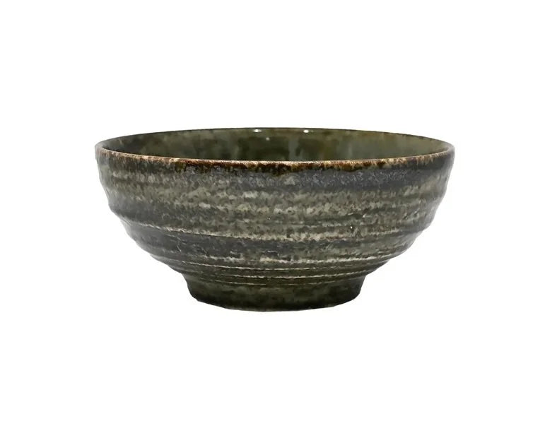 7.5" Green Oribe Ramen Bowl