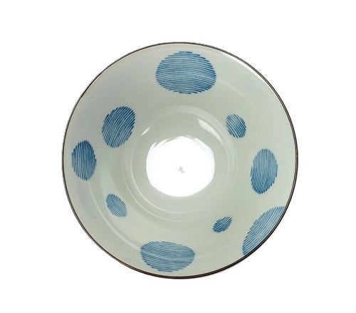 7.5" Blue & White Ramen Bowl