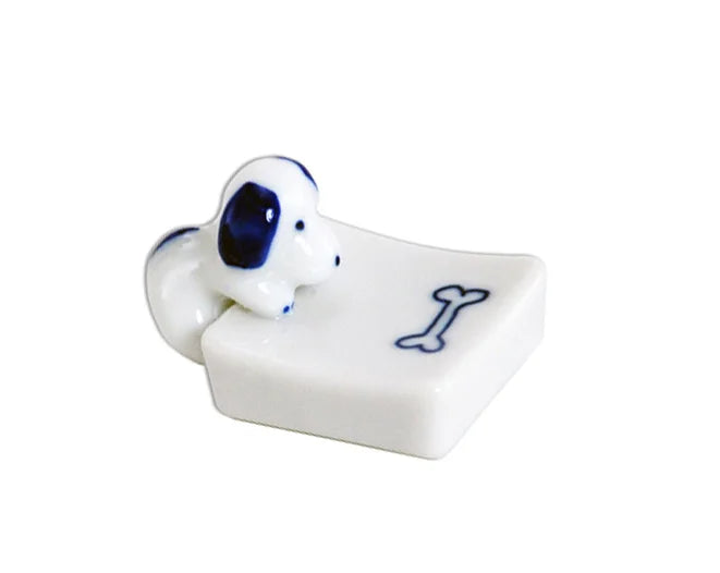 Dog With Bone Chopstick Rest