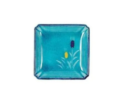 4.5" Square Blue Mugi Plate