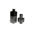 Black Ombre Sake Set w/4 Cups