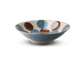 9.75" Rustic Blue &amp; Brown Bowl