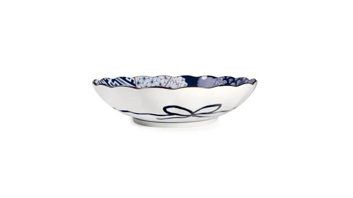 8.3" Shallow Bowl Aoi Yuzen