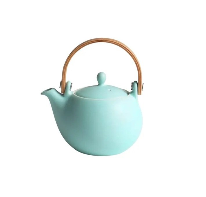 10 oz. Minoware Mint Green Rounded Tea Pot