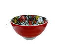 4.5" Red w/Dragons Rice Bowl