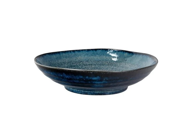 8.25" Round Deep Plate Blue