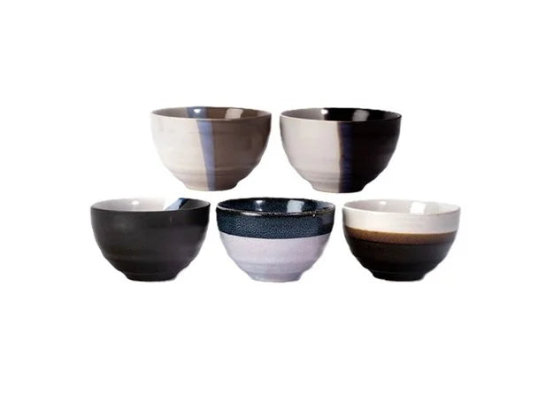 Set of Five Assorted 10 oz. Bowls