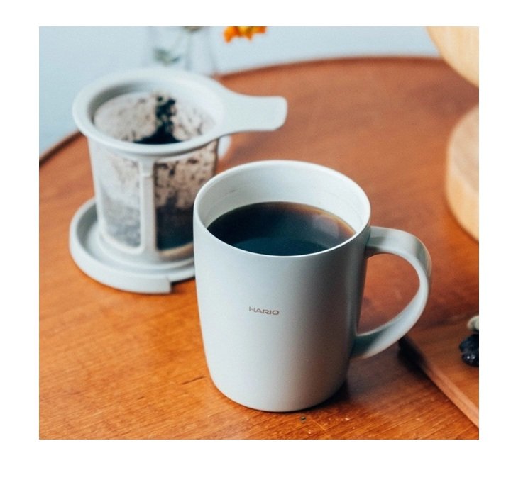 Hario 10.14 Oz. Insulated Mug w/Ceramic Coating Tea & Coffee Maker