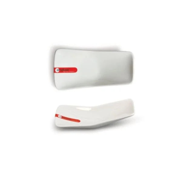 Set of Four 5.9" White Square Spoons For Appetizers