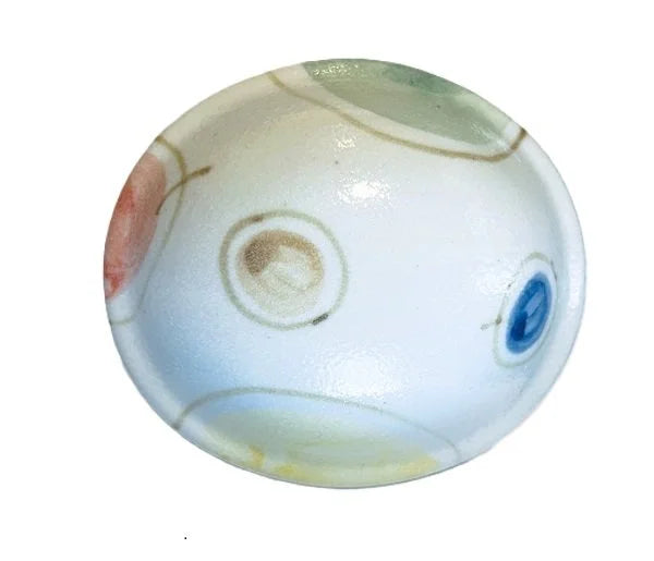 Colorful Oval Chawanmushi/Lidded Bowl