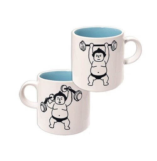 Kakuni 10 oz. Sumo Weightlifter Mug Made In Japan