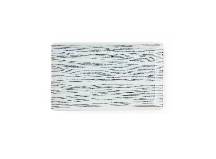8" x 5" Rectangular Plate Ito-Tsumugi