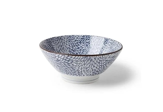 7" Aizome Mums Ramen Bowl