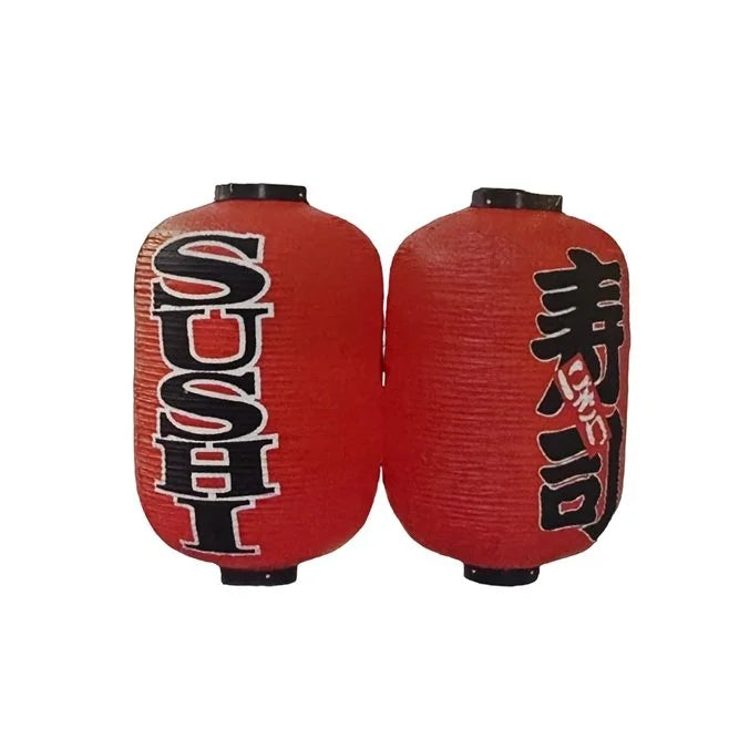 Red Plastic Sushi Lantern