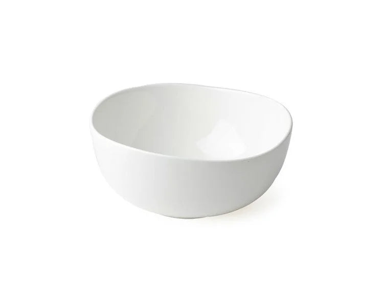 7" White Bowl Ocean Wave